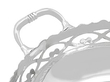 1930s Silver Bread Dish