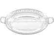 1930s Silver Bread Dish