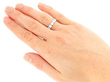 Wearing Image for 1950s Eternity Band with Diamonds