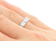 1950s Diamond Ring Being Worn