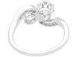 Diamond Twist Ring