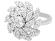 Cluster Ring in Platinum 