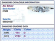 Round Cut Three Stone Engagement Ring for Sale Certificate 