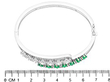 Vintage Emerald Bangle 