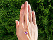 Amethyst Pendant 18 Carat Yellow Gold