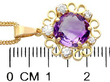 Amethyst Pendant in Yellow Gold