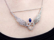 Antique Sweetheart Brooch with Wings