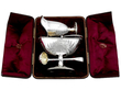 Silver Creamer and Sugar Set Boxed
