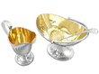 Silver Creamer and Sugar Set Boxed