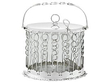 Sterling Silver and Glass Preserve Pots