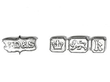Sterling Silver and Glass Preserve Pots
