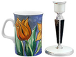 Art Deco Piano Candle Holders