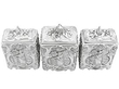 Set of Three Sterling Silver Tea Caddies
