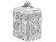 Set of Three Sterling Silver Tea Caddies