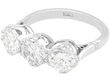 Vintage 1950s Three Stone Diamond Ring for Sale