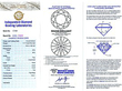 1950s Three Stone Diamond Ring for Sale Certificate