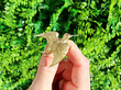 Vintage Bird Brooch in Gold Natural light