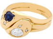 Victorian Snake Ring Gold 18k