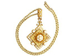 Antique Pearl Pendant Gold