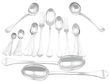 Silver Trefid Pattern Flatware Service