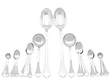 Silver Trefid Pattern Flatware Service
