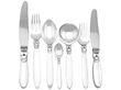 Silver Cactus Pattern Cutlery Set