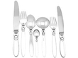 Silver Cactus Pattern Cutlery Set