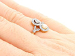 Pearl Dress Ring on the Finger