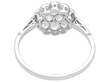 Antique 1920s Floral Diamond Cluster Ring