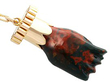 Antique Yellow Gold Carnelian Pendant