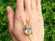 Aquamarine Pendant in Yellow Gold