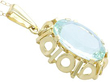 Vintage Aquamarine Pendant