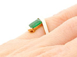 Vintage Twist Ring on the Hand