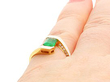 Vintage Emerald and Diamond Ring in the UK