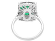 Art Deco Emerald and Diamond Ring