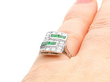 Art Deco Emerald and Diamond Ring