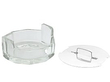 Sterling Silver and Glass Hors D'oeuvre Dishes