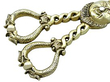 Victorian Grape Shears handles close up