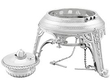 Victorian Silver Spirit Kettle with Stand