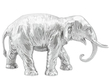 Large Sterling Silver Elephant Box