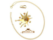 1920s Seed Pearl Pendant in yellow gold