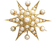 1920s Seed Pearl brooch