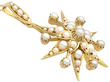 gold 1920s Seed Pearl Pendant