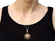 1920s Seed Pearl Pendant wearing