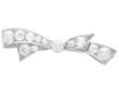 1920s Diamond Bow Brooch