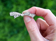 Diamond Bow Brooch