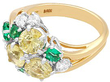 Emerald Cluster Ring