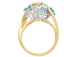 Emerald and Yellow Sapphire Ring