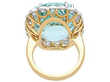 Aquamarine Ring Yellow Gold