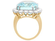 Aquamarine Yellow Gold Ring